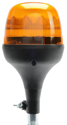 Oranžový maják, LED, flexi tyčová montáž, vel. M nízký