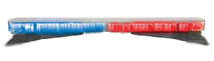 Modrá/červená majáková rampa,LEGEND, LED, 1130mm